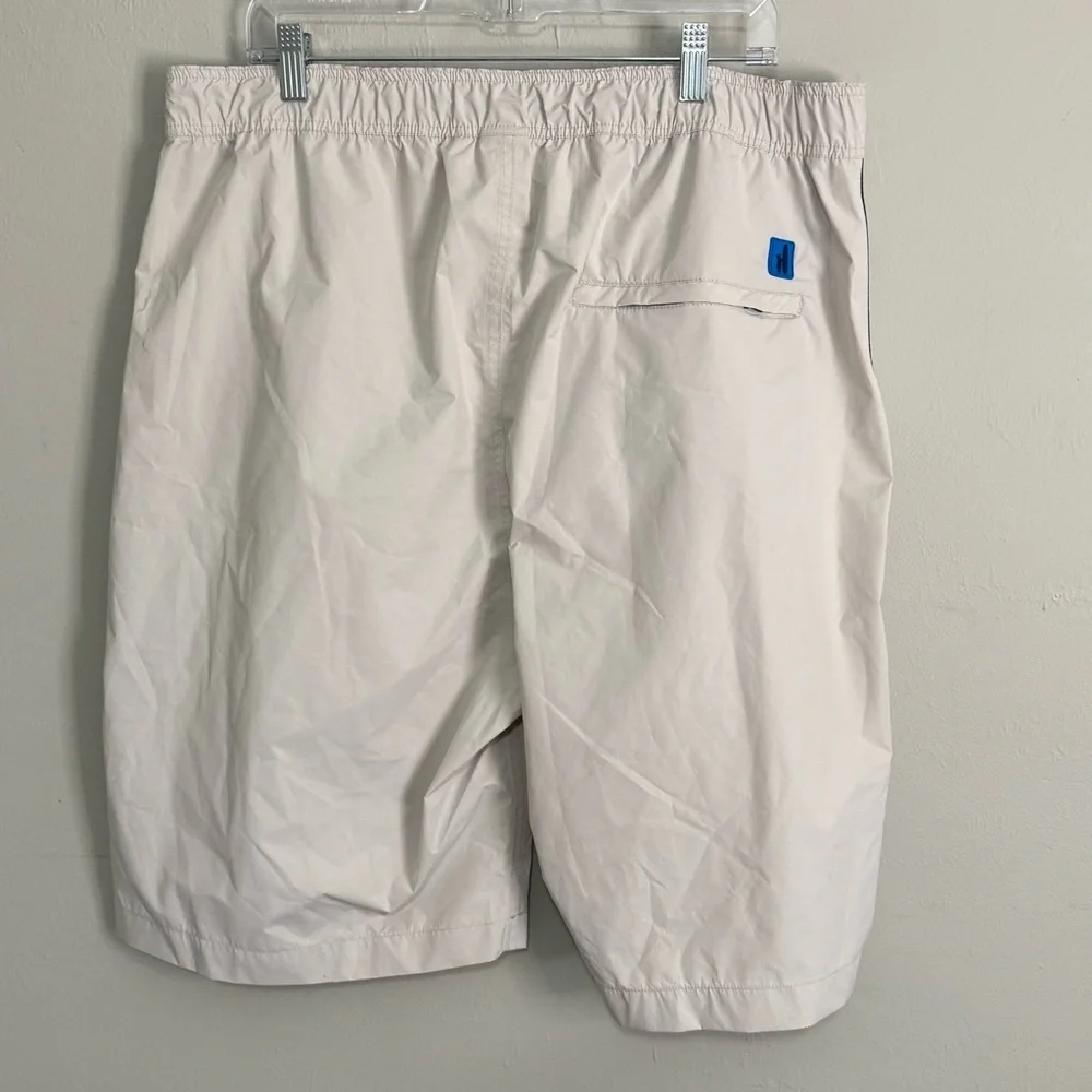 JOHNNIE-O Men’s Stone Off White TSUNAMI Board Shorts Trunk 10” Inseam Size XXL
